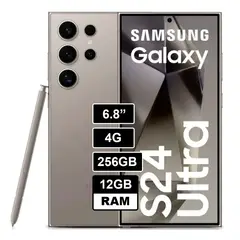 SAMSUNG - Galaxy S24 Ultra 256GB 12GB Color Gris Titanio
