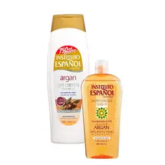 INSTITUTO ESPANOL - Combo Instituto Español Argan Gel ducha 750ml + Aceite 500ml