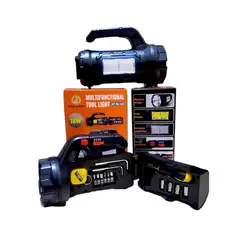 GENERICO - Linterna de emergencia con herramientas recargable