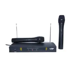 ASTRID - MICROFONOS Inalámbricos VHF DOBLE 2EN1 Karaoke 25 mts Alcance -