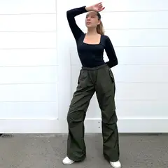 JAROLA - Pantalón Parachute Karen