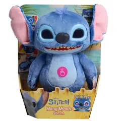 DISNEY - Stitch Peluche Interactivo mas de 50 Sonidos y Frases Ojos LCD