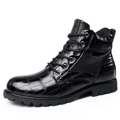BLWOENS - Zapatos Botas de Martín para Hombre - Negro