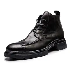 BLWOENS - Zapatos Botas de Martín para Hombre - Negro