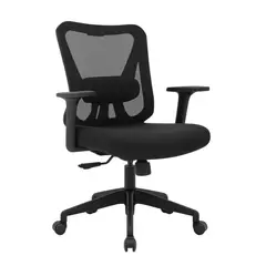 GENERICO - SILLA DE OFICINA GERENCIAL ERGONÓMICA - DOLFIN NEGRO