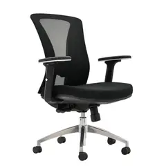 GENERICO - SILLA DE OFICINA GERENCIAL ERGONÓMICA OV-VERSALLES MALLA NEGRO