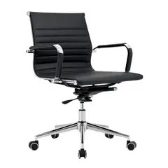 GENERICO - SILLA DE OFICINA GERENCIAL ERGONÓMICA - BOSS NEGRO