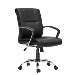 GENERICO - SILLA DE OFICINA GERENCIAL ERGONÓMICA - JOY NEGRO