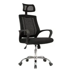 GENERICO - SILLA DE OFICINA EJECUTIVA ERGONÓMICA - LIFAN CC NEGRO