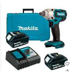 MAKITA - Llave de Impacto 1/2" 18V LXT Inc 2 Bat y Carg DTW190RFE