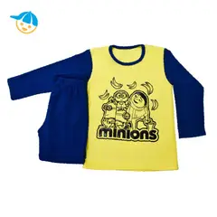 GENERICO - PIJAMA MICROPOLAR DE NIÑO MODELO MINIONS