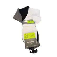 GENERICO - Pack de 3 Medias de Mujer colores Blanco, Azul y Gris