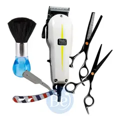WAHL - Cortadora de Cabello Super Taper 08466-018 y Kit Barbero