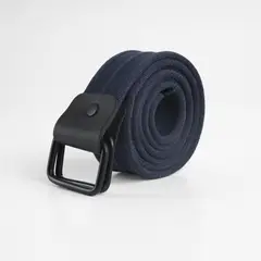 GENERICO - CORREA DE ALGODÓN DOBLE D-RING AZUL MARINO