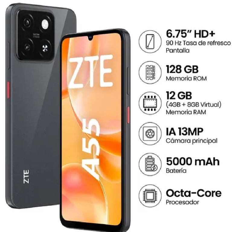 Celular A55 128GB 4GB RAM Pantalla 675 HD