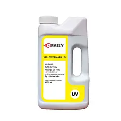 GENERICO - Tinta Compatible Para Epson Marca raely 1 Litro Ultra UV - Amarillo