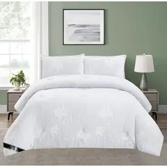 GENERICO - EDREDON INVIERNO HAIRIFON 2 PLAZAS - LABRADO 3D CELESTE