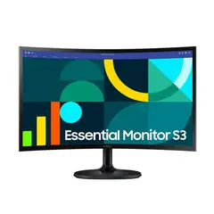 SAMSUNG - Monitor LS24D360GALXPE Curvo 24 Full HD LED 100Hz-