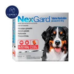 NEXGARD - 25,1 - 50 kg X3 Tabletas