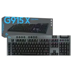 LOGITECH - Teclado Gamer G915 X Lightspeed Bt Lightsync Mechanical Black