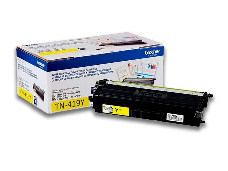 TÓNER TN-419Y 9K PÁGINAS L8900CDW