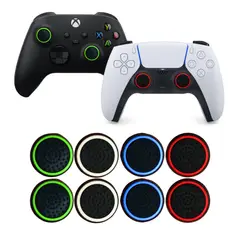 GENERICO - 4 PARES de GRIPS NEGROS para Mando PS3/PS4/PS5/Xbox