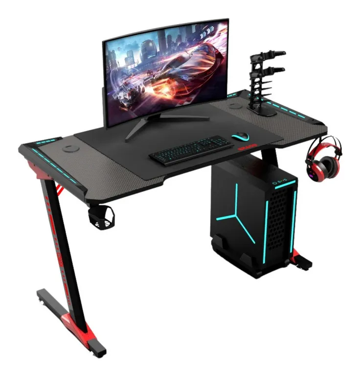 Escritorio Gamer Gtc Gta-002 Madera De 120cm X 73cm X 60cm