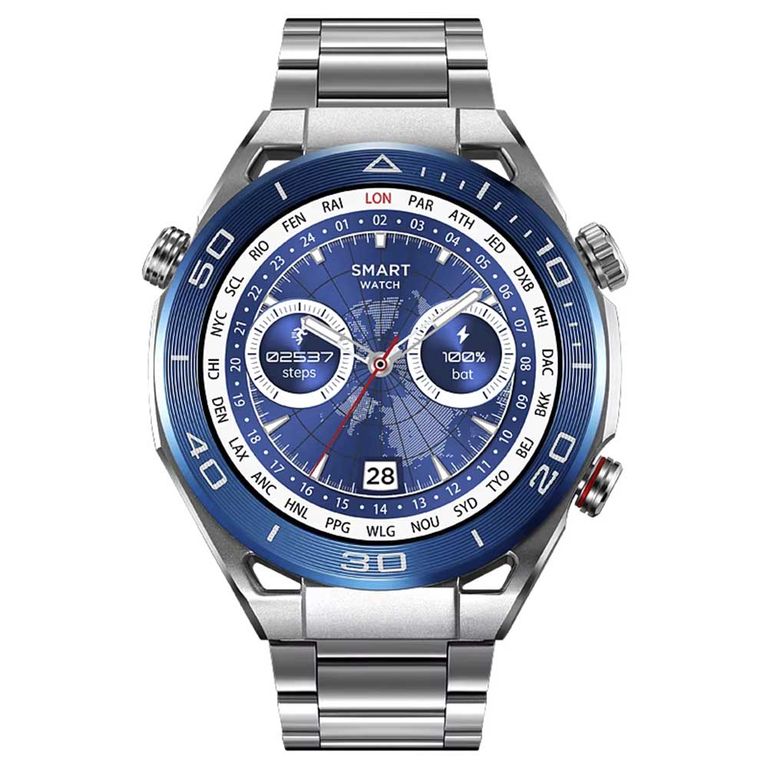 Reloj SmartWatch S236 Hombre Elegante IP67 Android iOS - Plata