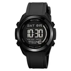 SKMEI - Reloj Hombre Digital Retroiluminado Multifunción Negro - 2455