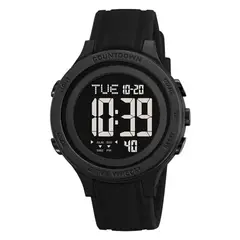 Skmei - Reloj Hombre Digital Dual Multifunción Luz Led Negro - 2458