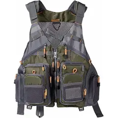 AFVENTURA - Chaleco De Pesca Con Mochila Salvavidas Pescador Mosca