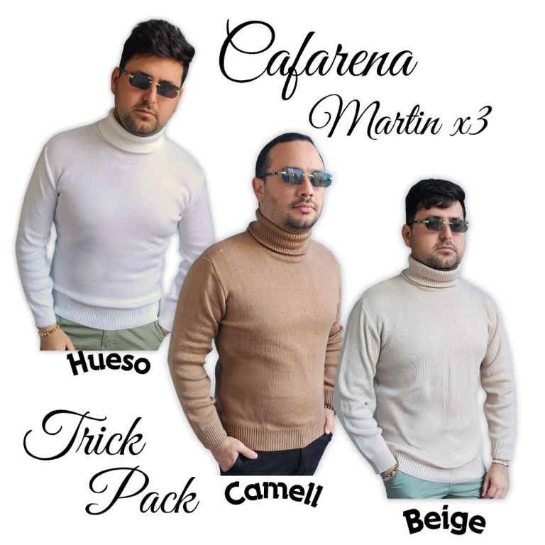 Cafarenas de hombres pack por tres