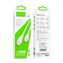 HOCO - Cable X93 Carga Rapida Usb Tipo C A Tipo C Force 100w