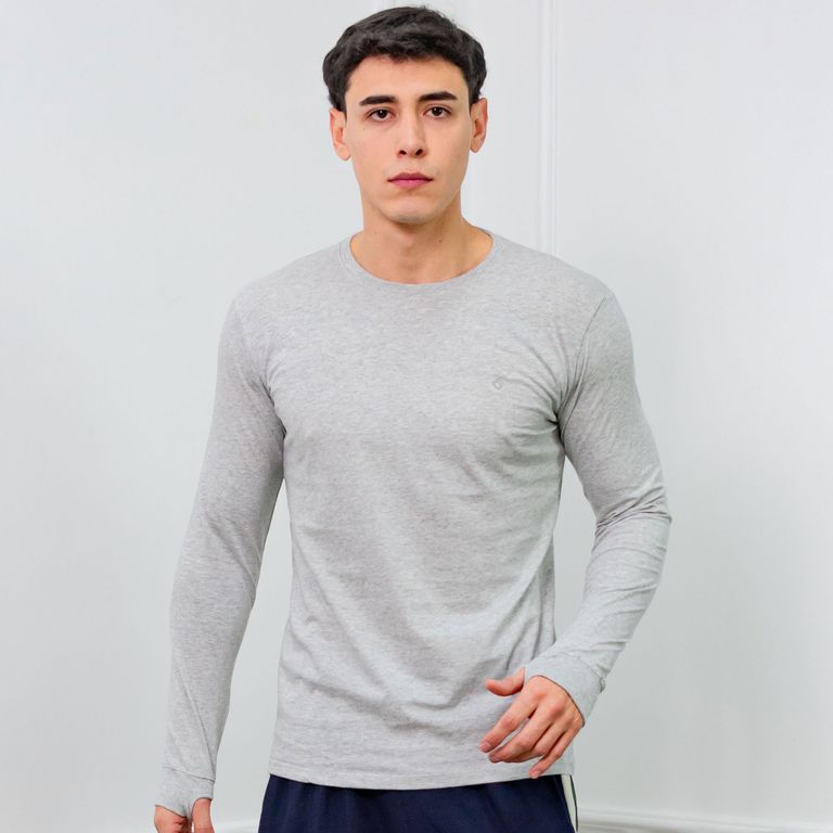 POLO SLIM FIT CABALLERO ML - JERSEY 100% ALGODON