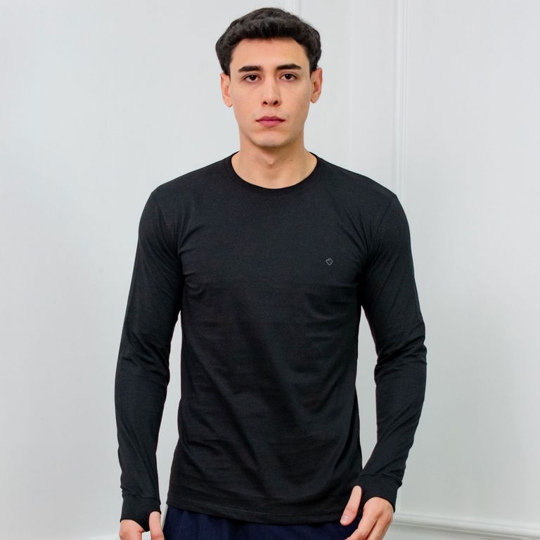POLO SLIM FIT CABALLERO ML - JERSEY 100% ALGODON