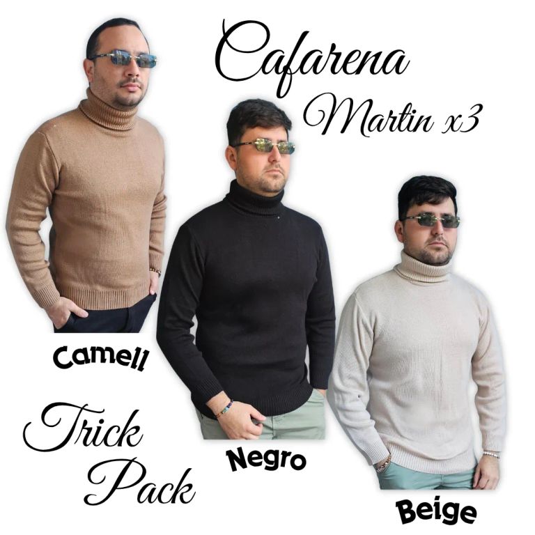 Cafarenas de hombres pack por tres