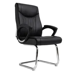 GENERICO - SILLA DE OFICINA GERENCIAL FIJA ERGONÓMICA - VERA NEGRO