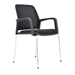 GENERICO - SILLA DE OFICINA VISITA ERGONÓMICA OV-PINKO POLIPROPILENO TAPIZADO