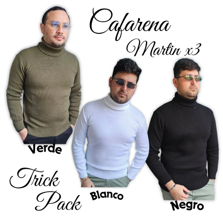 Cafarenas de hombres pack por tres