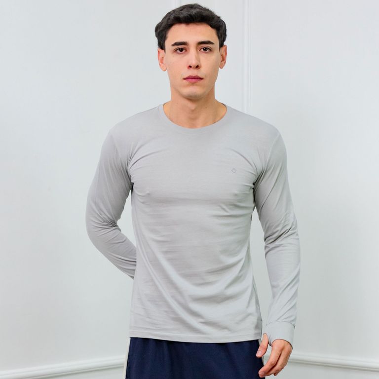 POLO SLIM FIT CABALLERO ML - JERSEY 100% ALGODON