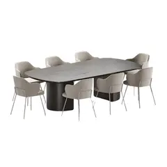 GENERICO - Juego de Comedor Trelleborg Klar - Gris