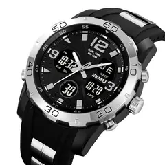 SKMEI - Reloj 2102 Negro Correa Silicona Caballero