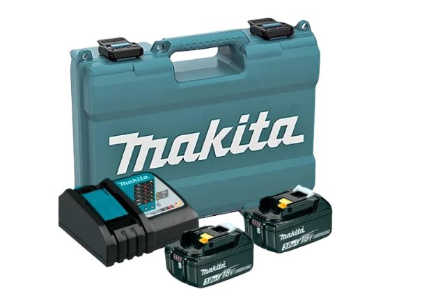 Makpac 2 Baterias 3.0Ah 18V LXT (BL1830B) + cargador simple rapido