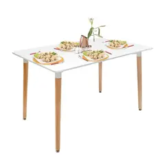 OFIDEAS - Mesa De Comedor Luigi Blanco 120x80 Cm