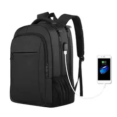 NEO DIGITAL - Mochila Negocios Viaje Portalaptop USB amplia capacidad BP43