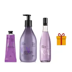 NATURA - Kit ekos acai crema 400ml + frescor + crema manos + regalo