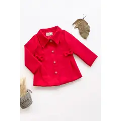 KIDS MASHMELO - ABRIGO CORTE PRINCESA Y LAZOS EN EL LATERAL PARA NIÑA