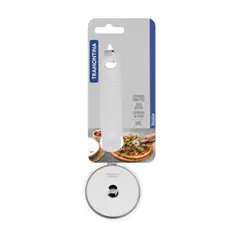 TRAMONTINA - CORTADOR DE PIZZA UTILITA MANGO BLANCO ERGONOMICO