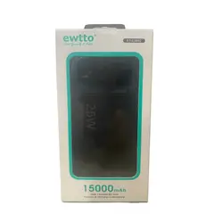 EWTTO - Power Bank ET-E2802 15000mAh Carga Rápida con Pantalla Digital