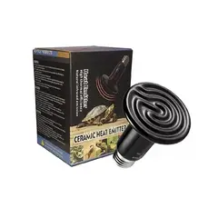 GENERICO - Foco de calor en cerámica negra de 100 watts para reptiles